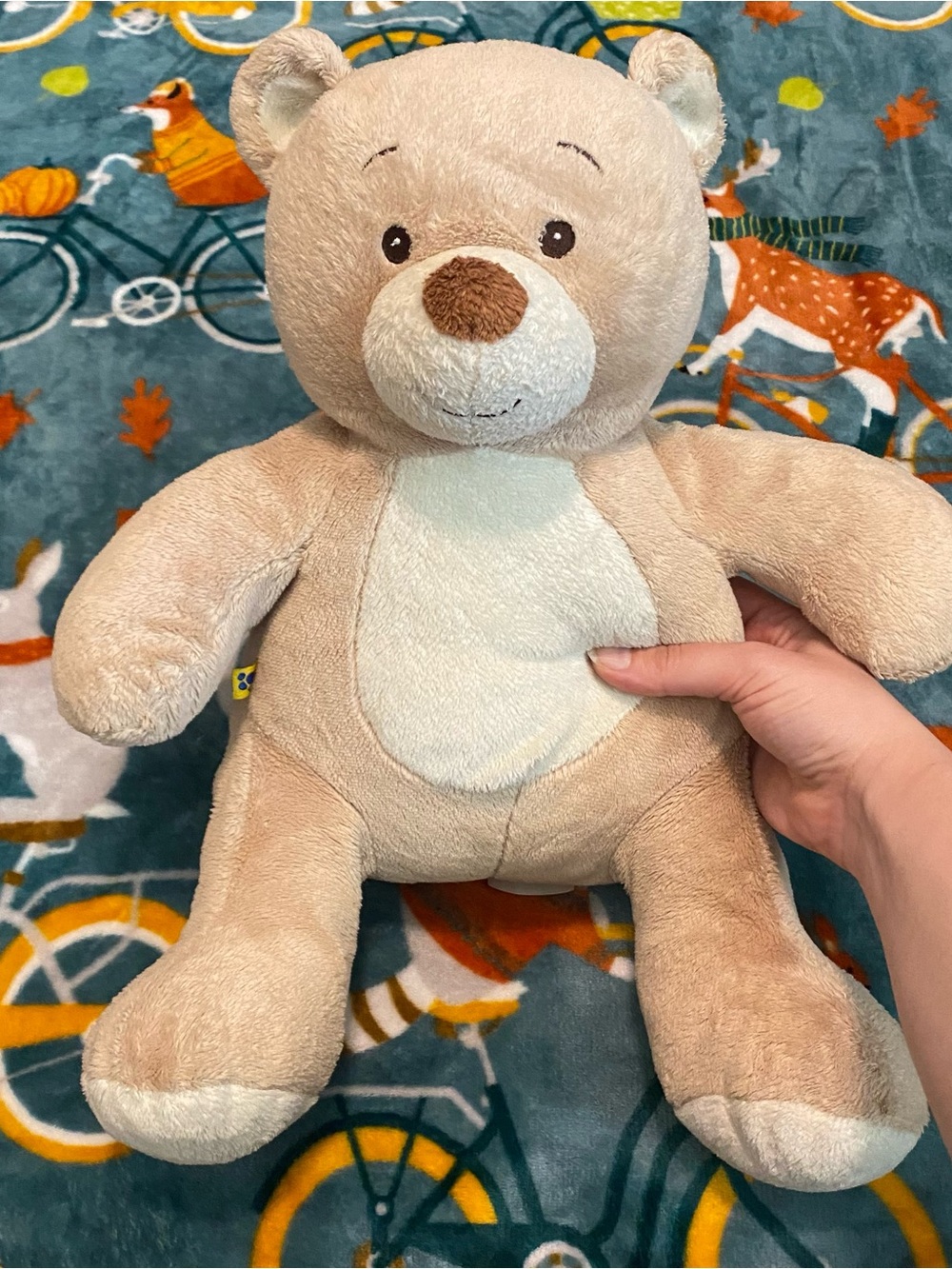 Retired 2011 Beige Sweet Velvet Teddy Build-A-Bear Plush Stuffed Animal